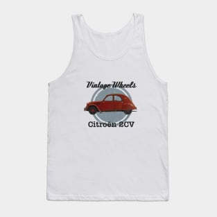 Vintage Wheels - '58 Citroen 2CV Tank Top